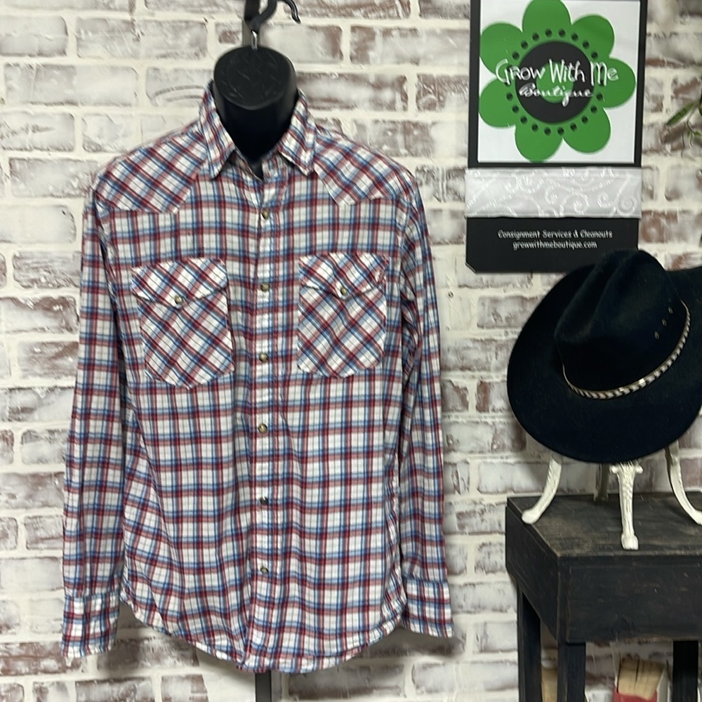Jachs clothing co snap front shirt men’s medium